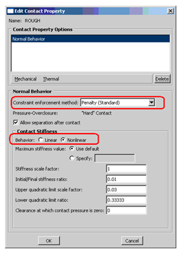 Enforcing Contact Constraints Using Penalty Contact Method in Abaqus-5